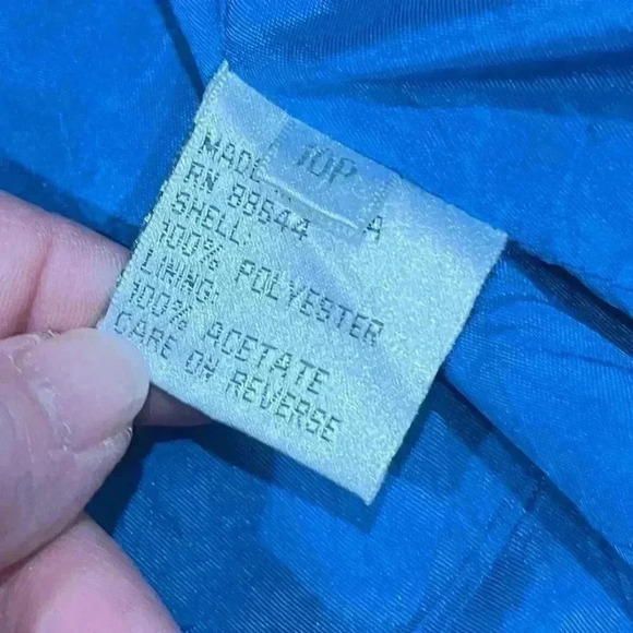 John Meyer of Norwich vintage button front, fitted seaming, shoulder pads jacket - Picture 2 of 10